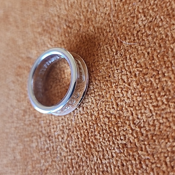 Tiffany & Co. Sterling Silver 925 1997 Ring Band Logo Sz. 5 - Picture 3 of 5